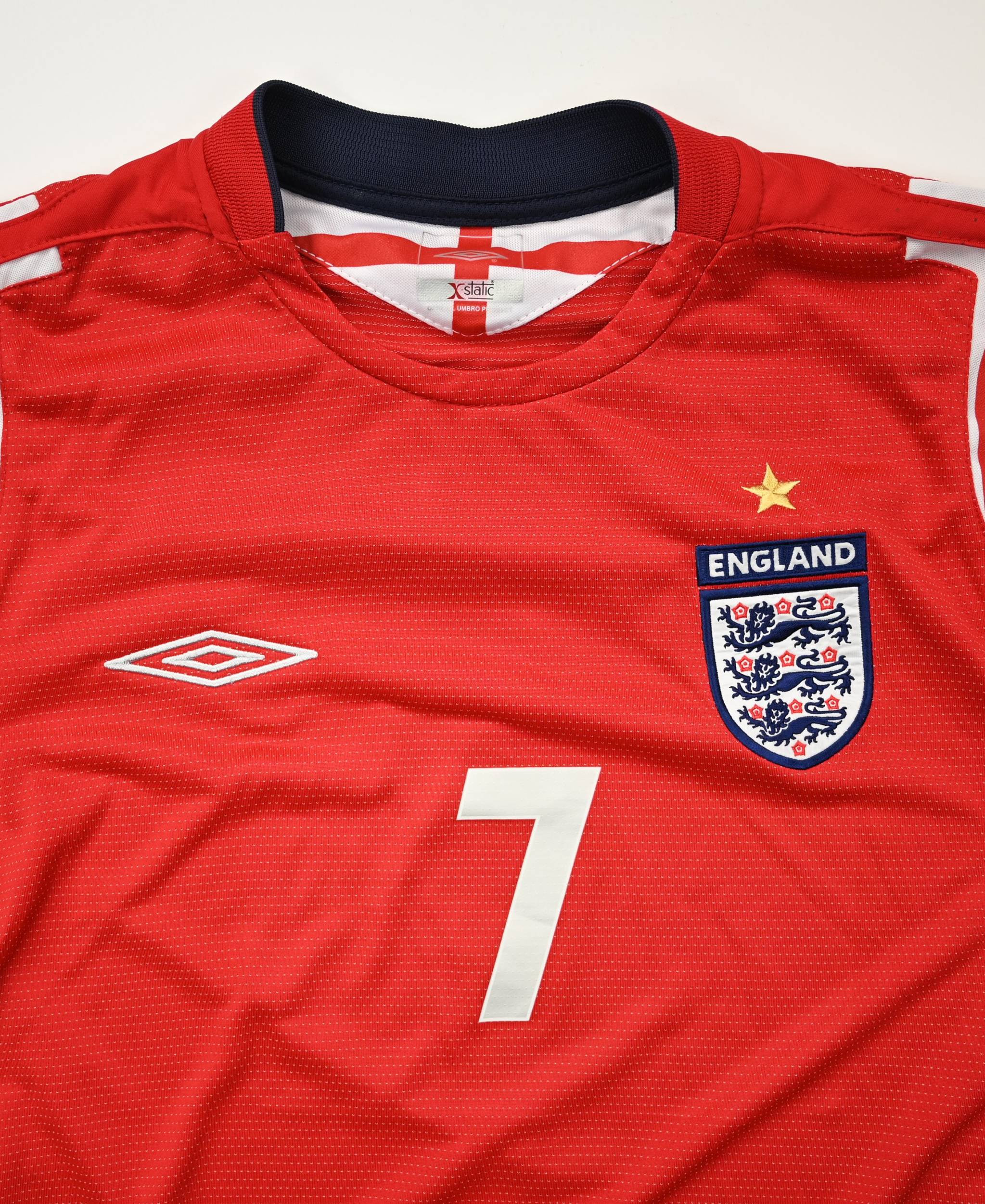 200406 ENGLAND *BECKHAM* SHIRT S Football / Soccer \ International Teams \ Europe \ England