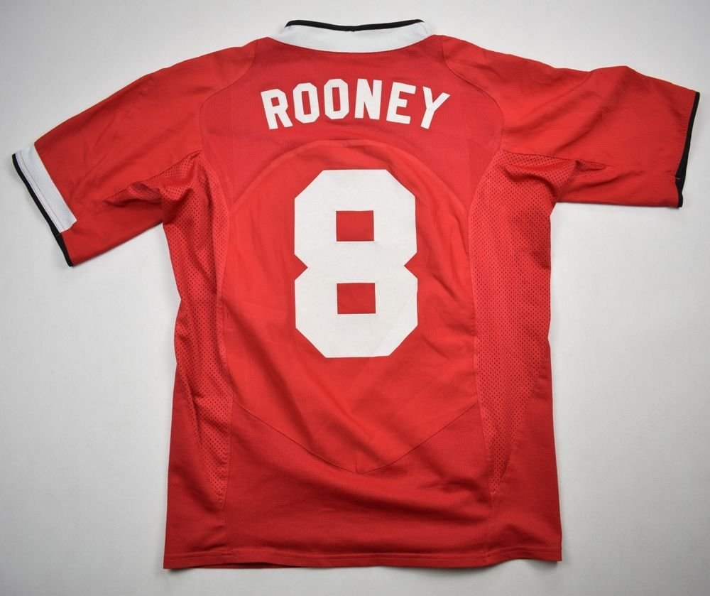 2004-06 MANCHESTER UNITED *ROONEY* SHIRT S Football / Soccer \ Premier ...