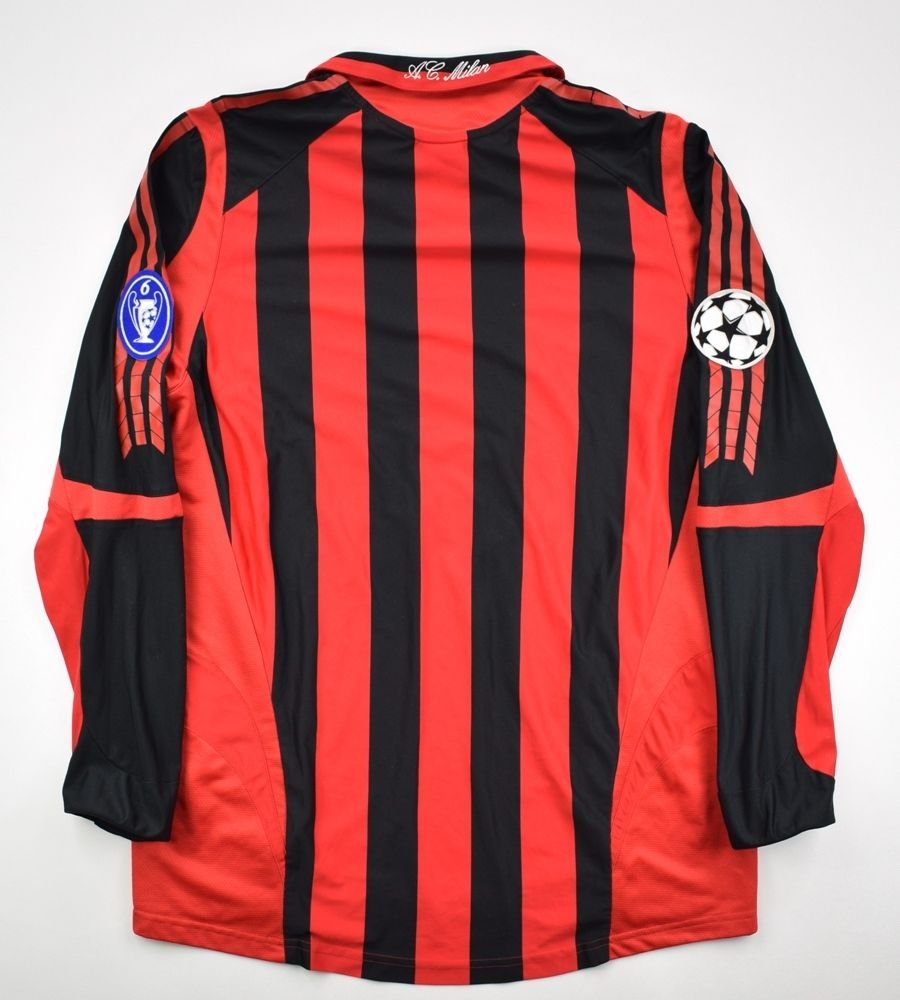 2005-06 AC MILAN LONGSLEEVE SHIRT M Football / Soccer \ European Clubs ...