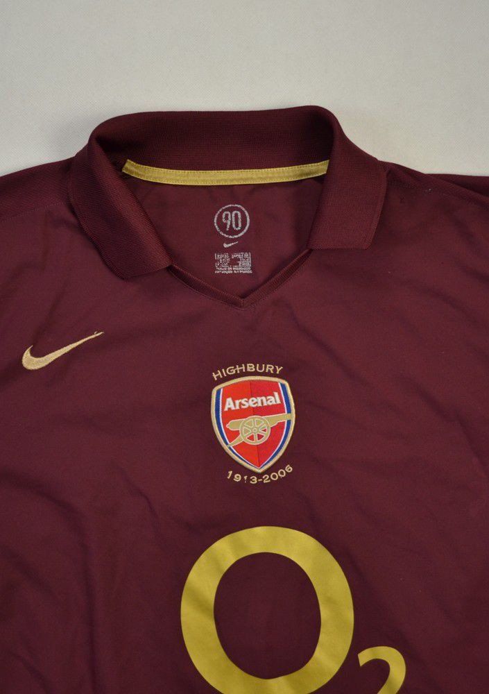 arsenal shirt 2005