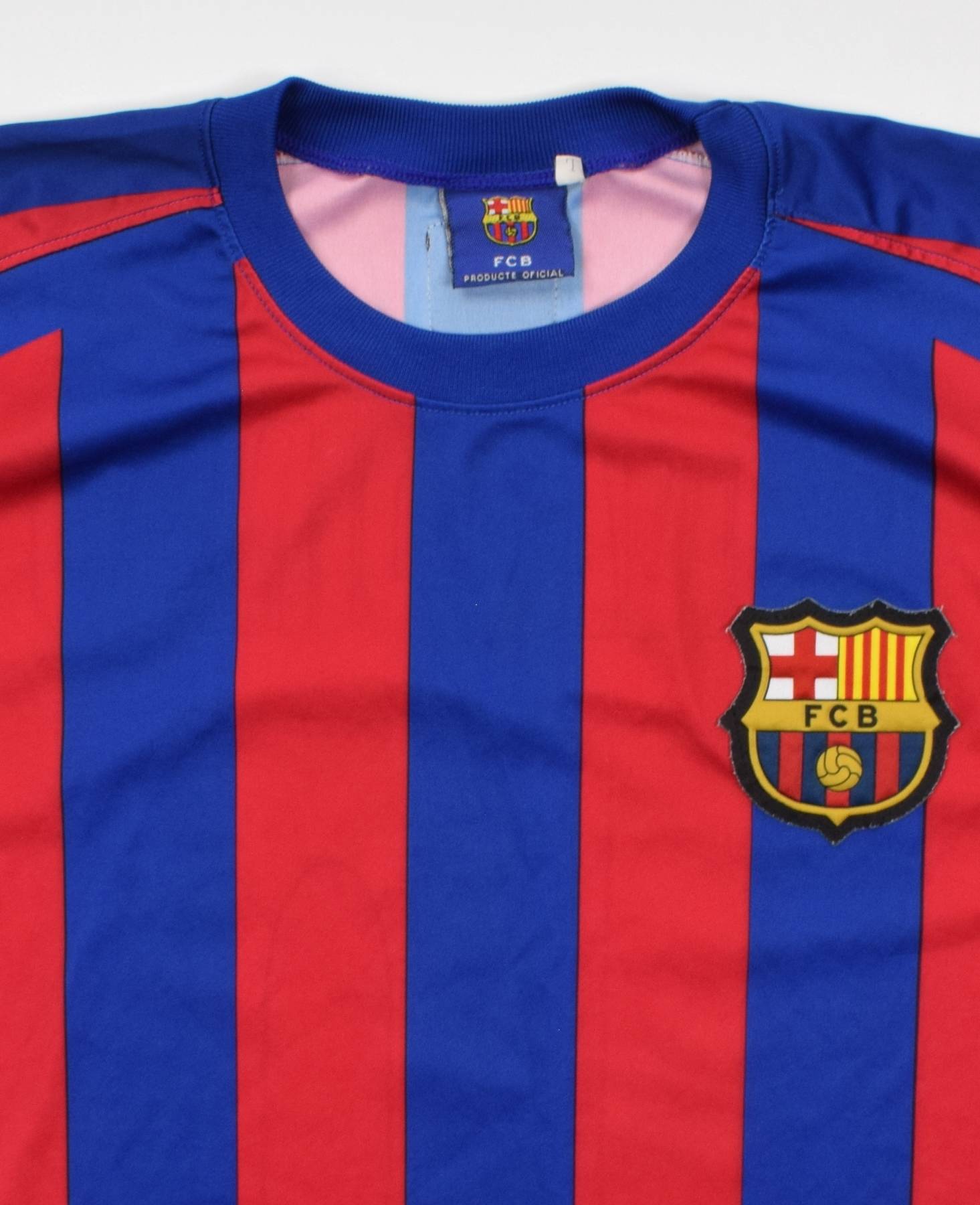 2005-06 FC BARCELONA *RONALDINHO* SHIRT L