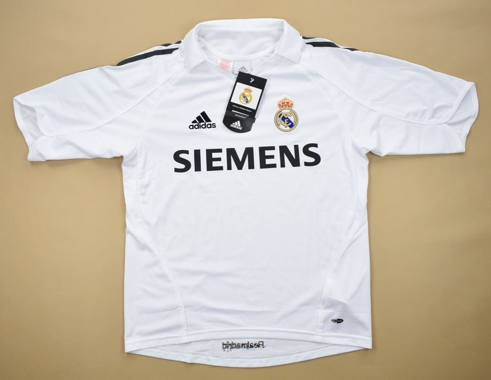 2005 06 Real Madrid Shirt Xl Boys 164 Cm Football Soccer European Clubs Spanish Clubs Real Madrid Classic Shirts Com