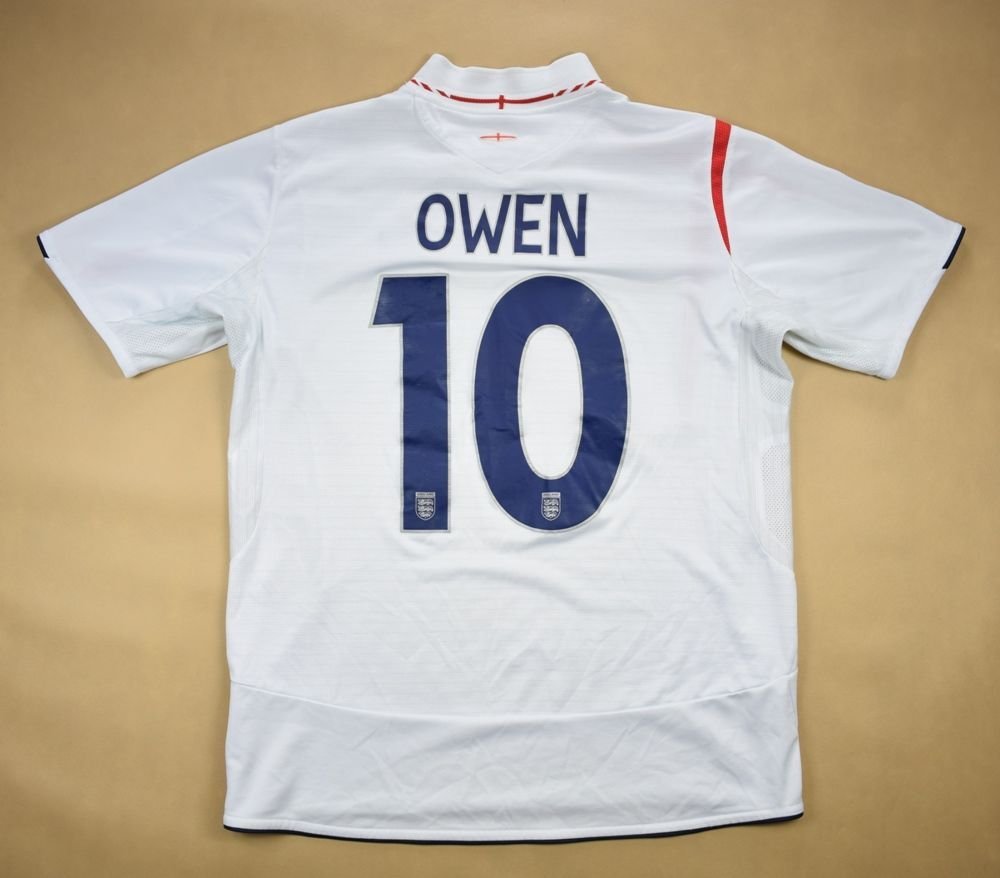 2005-07 ENGLAND *OWEN* SHIRT L Football / Soccer \ International Teams ...