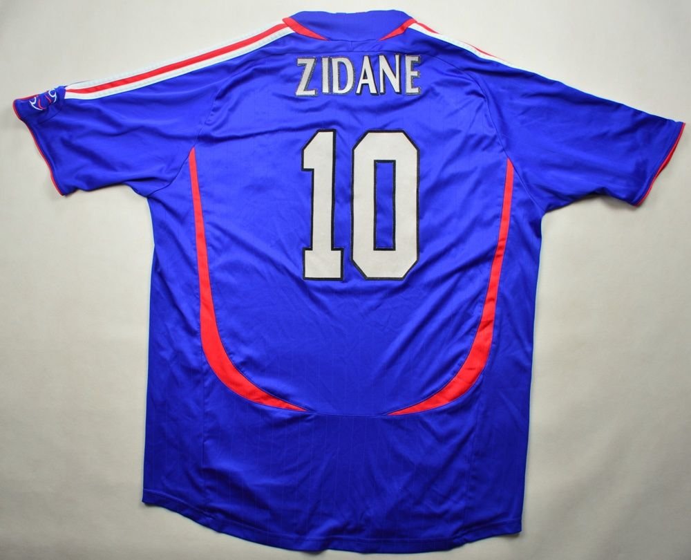2006-07 FRANCE *ZIDANE* SHIRT XL Football / Soccer \ International ...