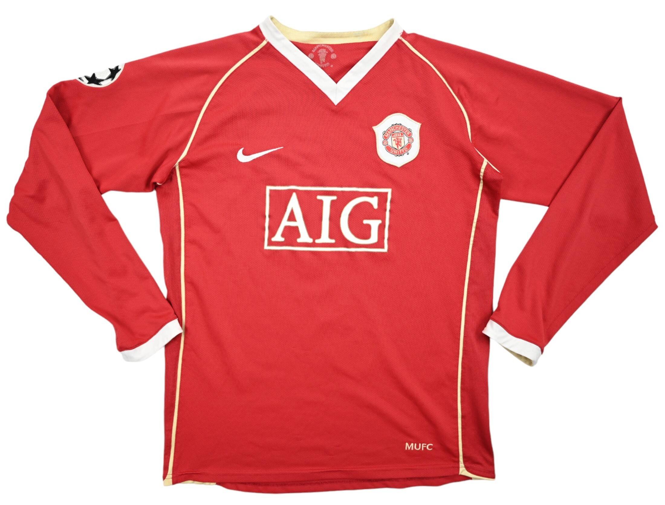 2006-07 MANCHESTER UNITED *RONALDO* LONGSLEEVE XL. BOYS Football ...