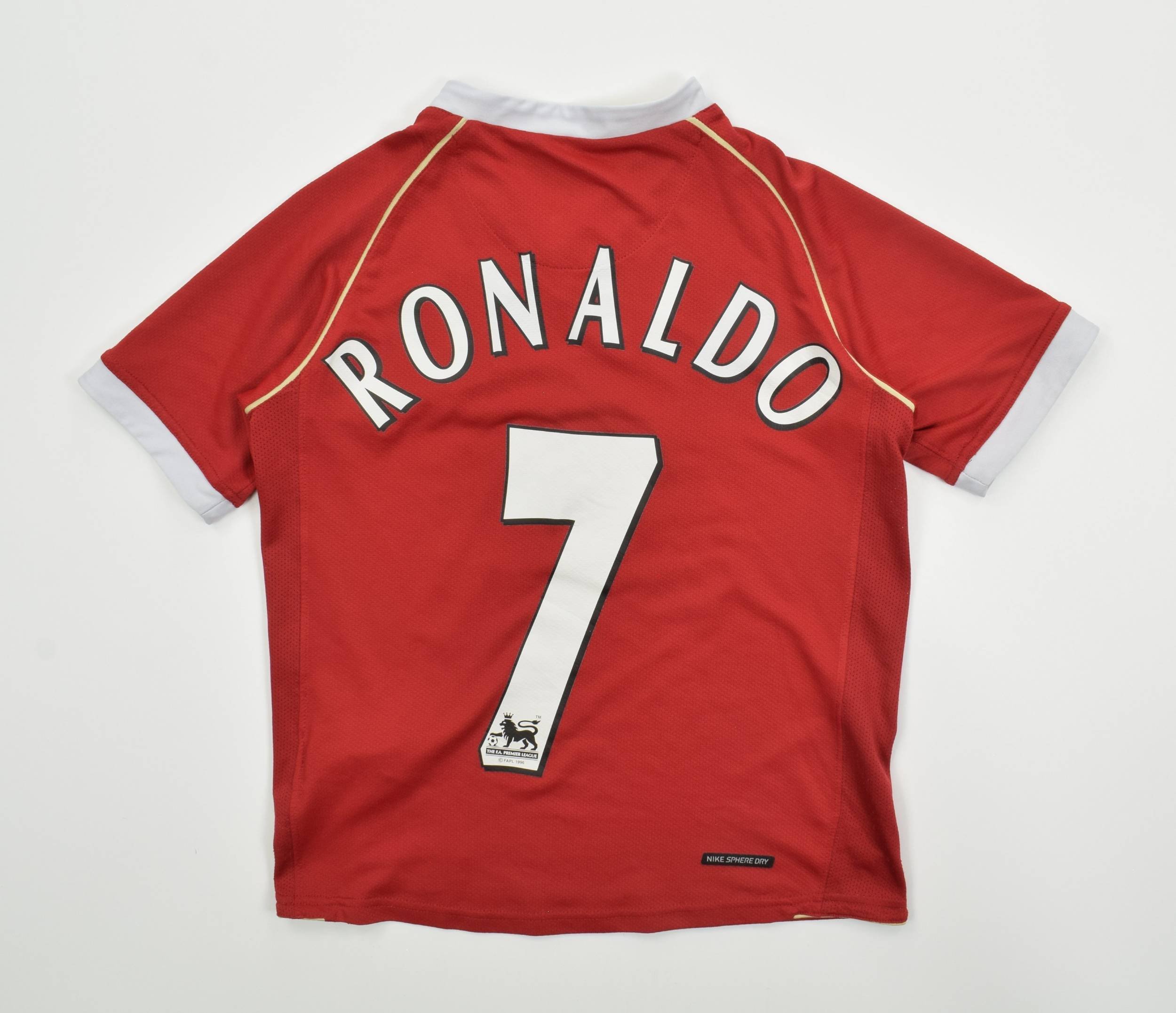 2006-07 MANCHESTER UNITED *RONALDO* SHIRT S. BOYS Football / Soccer ...