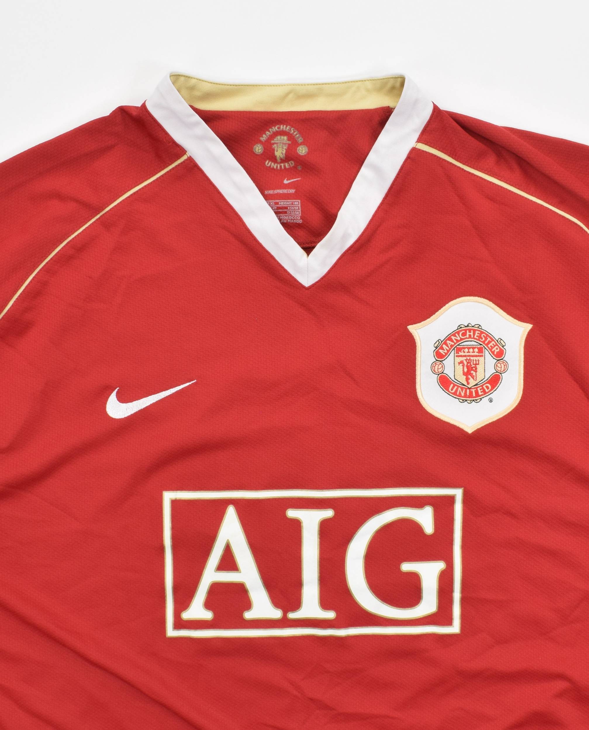 2006-07 Manchester United Home Shirt Size Extra Large - Rooney #8 – Forever  Football Shirts