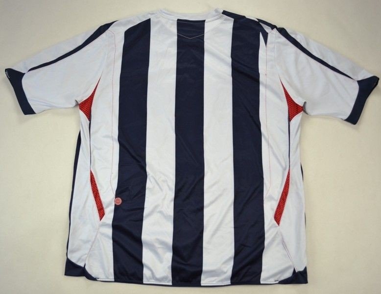 WEST BROMWICH ALBION 2006/07 S/S HOME SHIRT BY UMBRO SIZE XL/BOYS BRAND NEW 