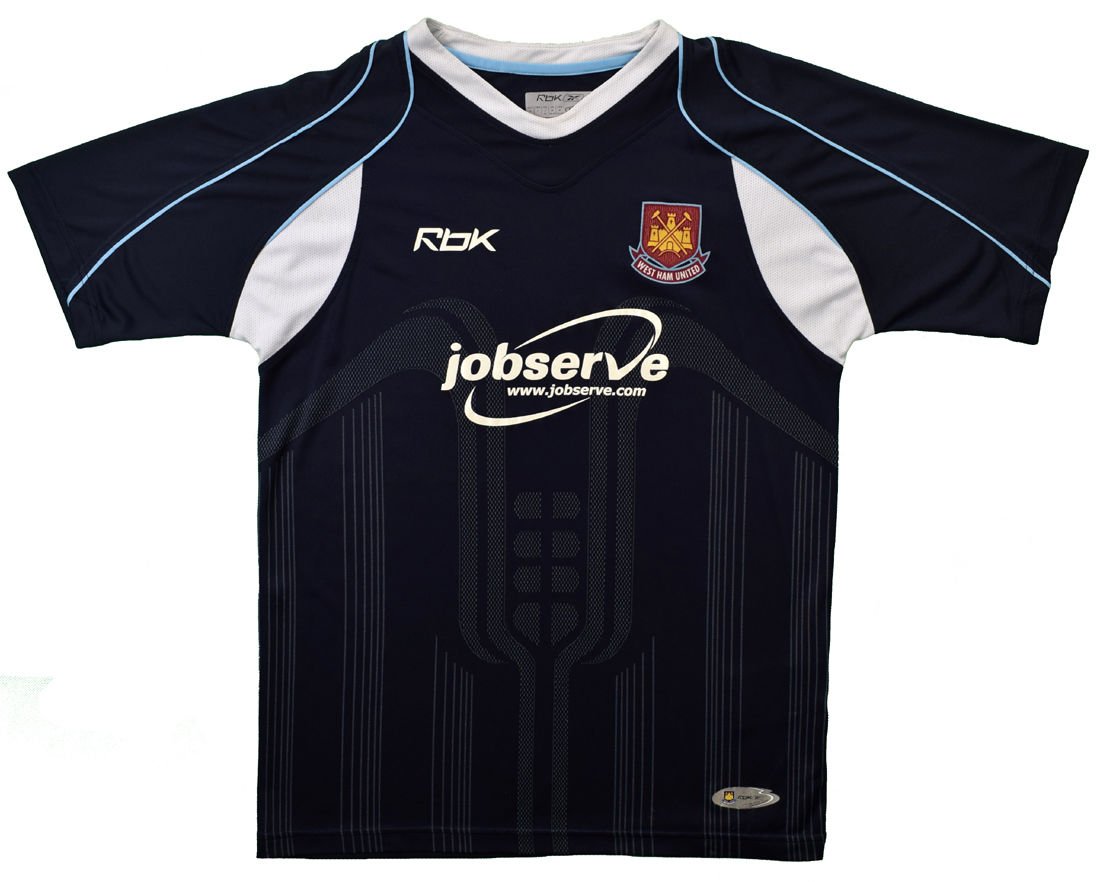 2006-07 WEST HAM UNITED SHIRT M. BOYS 134 CM Football / Soccer ...