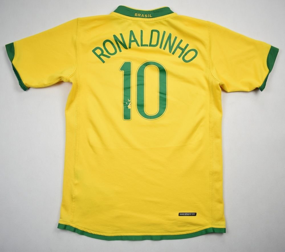ronaldinho brazil shirt
