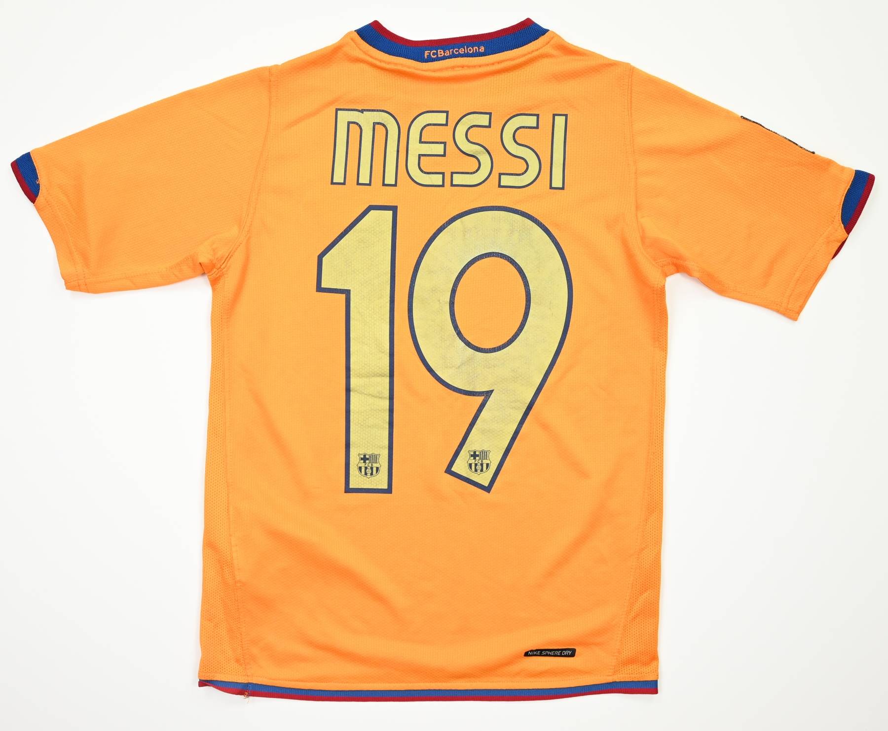 2006-08 FC BARCELONA *MESSI* SHIRT M.BOYS Football / Soccer \ European ...