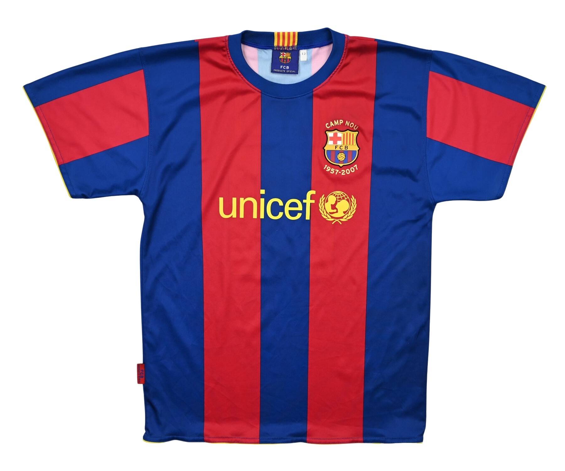 2007-08 FC BARCELONA *MESSI* SHIRT L. BOYS Football / Soccer \ European ...