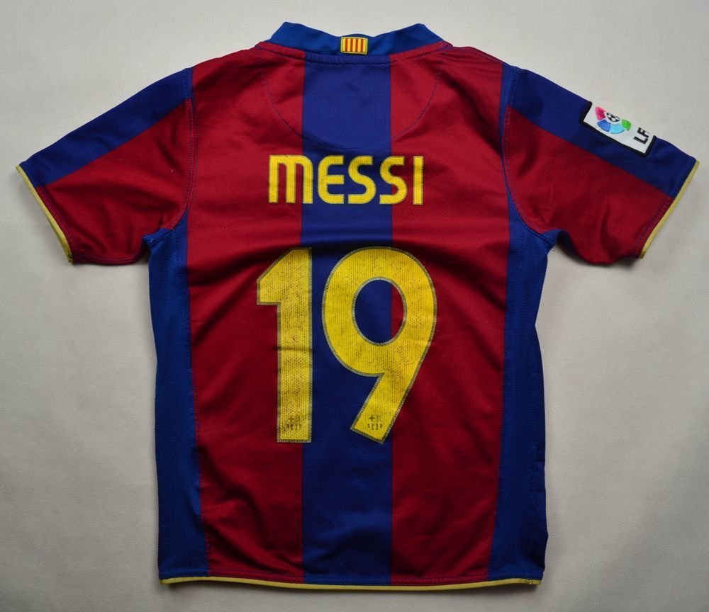 2007-08 FC BARCELONA *MESSI* SHIRT S. BOYS Football / Soccer \ European ...