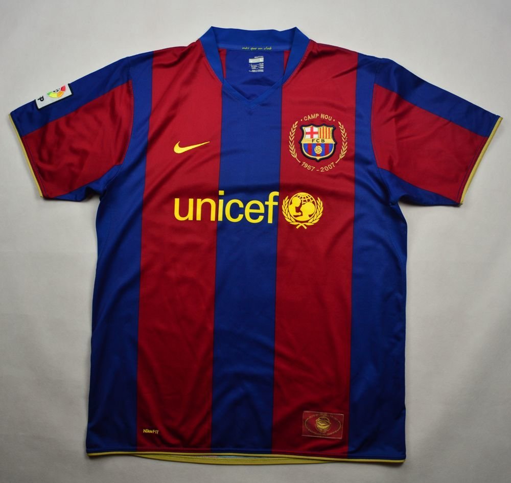 2007-08 FC BARCELONA SHIRT L Football / Soccer \ European Clubs ...