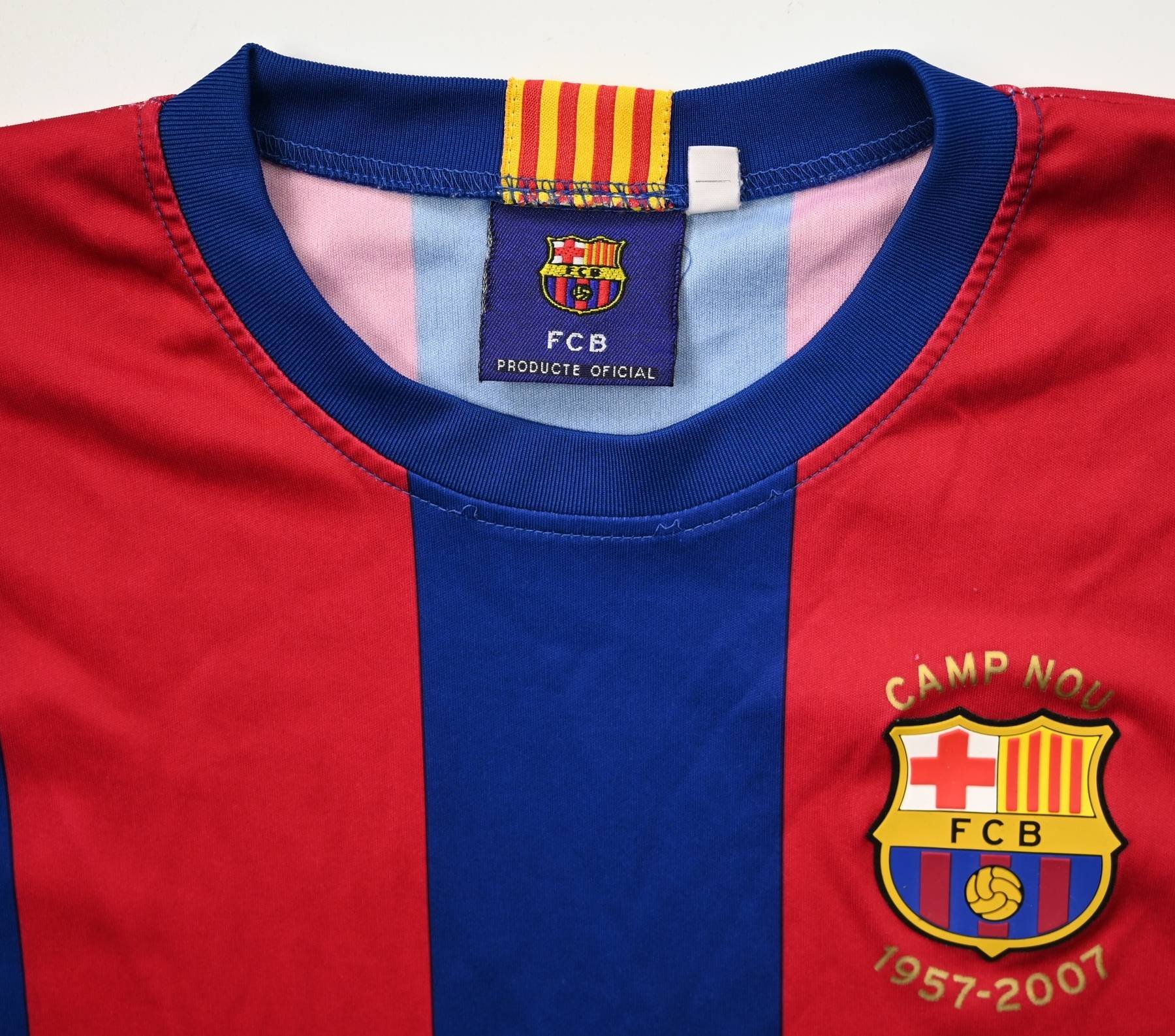 2007-08 FC BARCELONA SHIRT M. BOYS Football / Soccer \ European Clubs ...