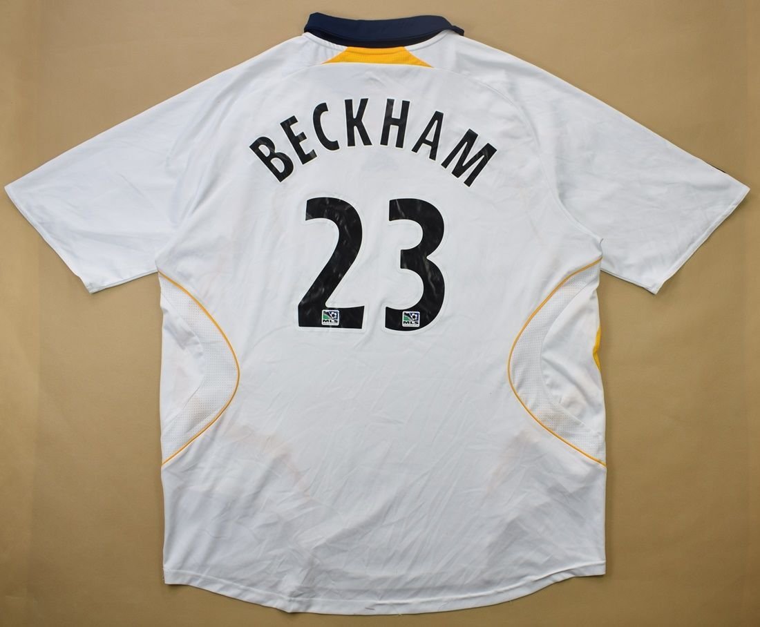 2007-08 LOS ANGELES GALAXY *BECKHAM* SHIRT XXL Football / Soccer \ Rest ...