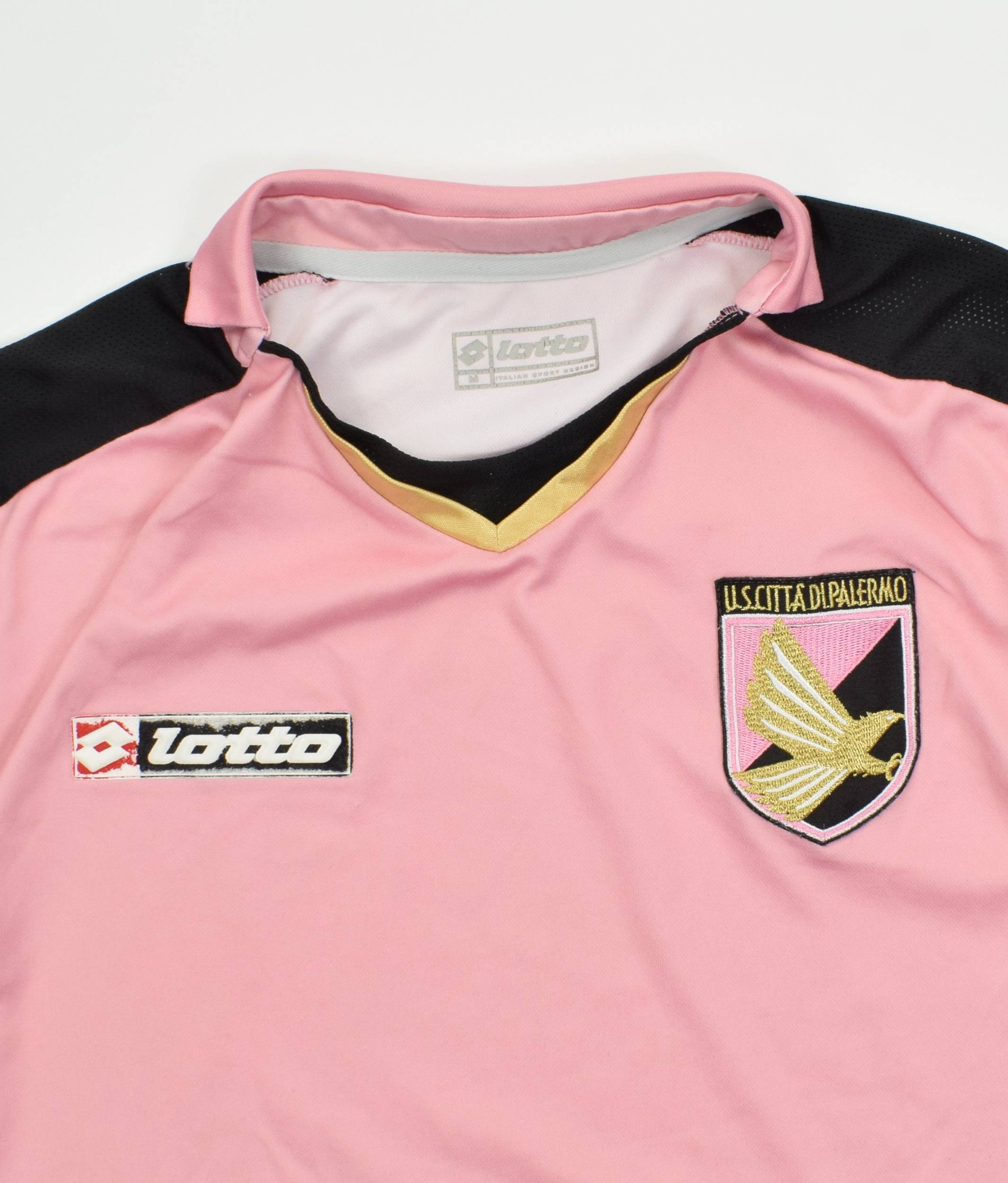 2007/08 Palermo Away Football Shirt / Old Lotto Sicily Soccer Jersey