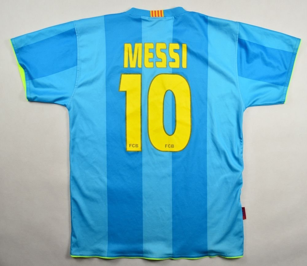 2007-09 FC BARCELONA *MESSI* SHIRT M/L BOYS Football / Soccer ...