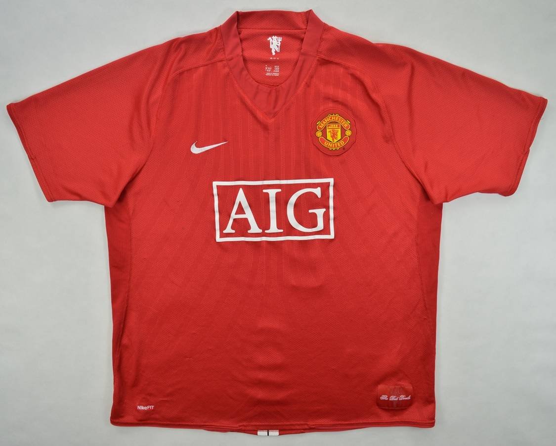 2007-09 MANCHESTER UNITED *ROONEY* SHIRT XL Football / Soccer \ Premier ...