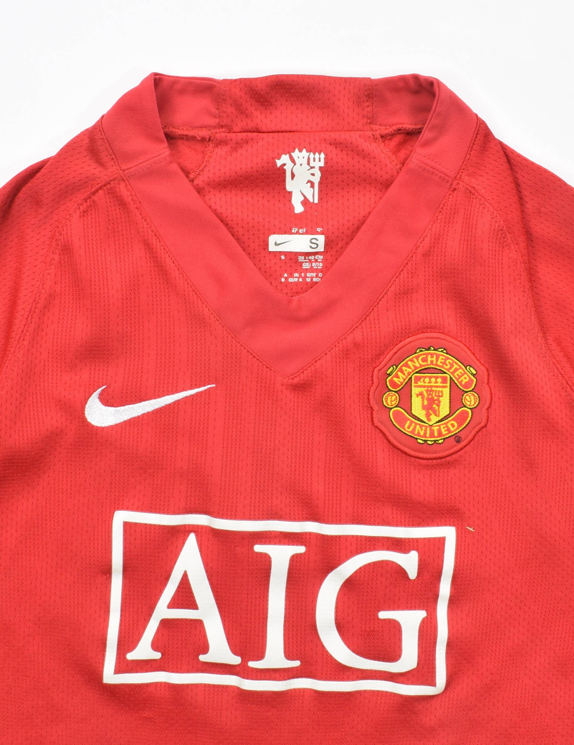 Manchester United 2007/2008 Cristiano Ronaldo Soccer Jersey Away Champions  Leagu – ASA College: Florida