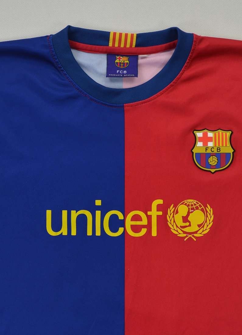 2008-09 FC BARCELONA *MESSI* SHIRT L. BOYS Football / Soccer \ European ...