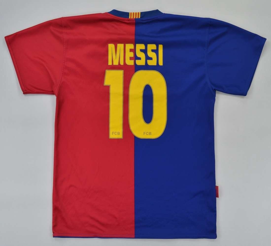 2008-09 FC BARCELONA *MESSI* SHIRT L. BOYS Football / Soccer \ European ...