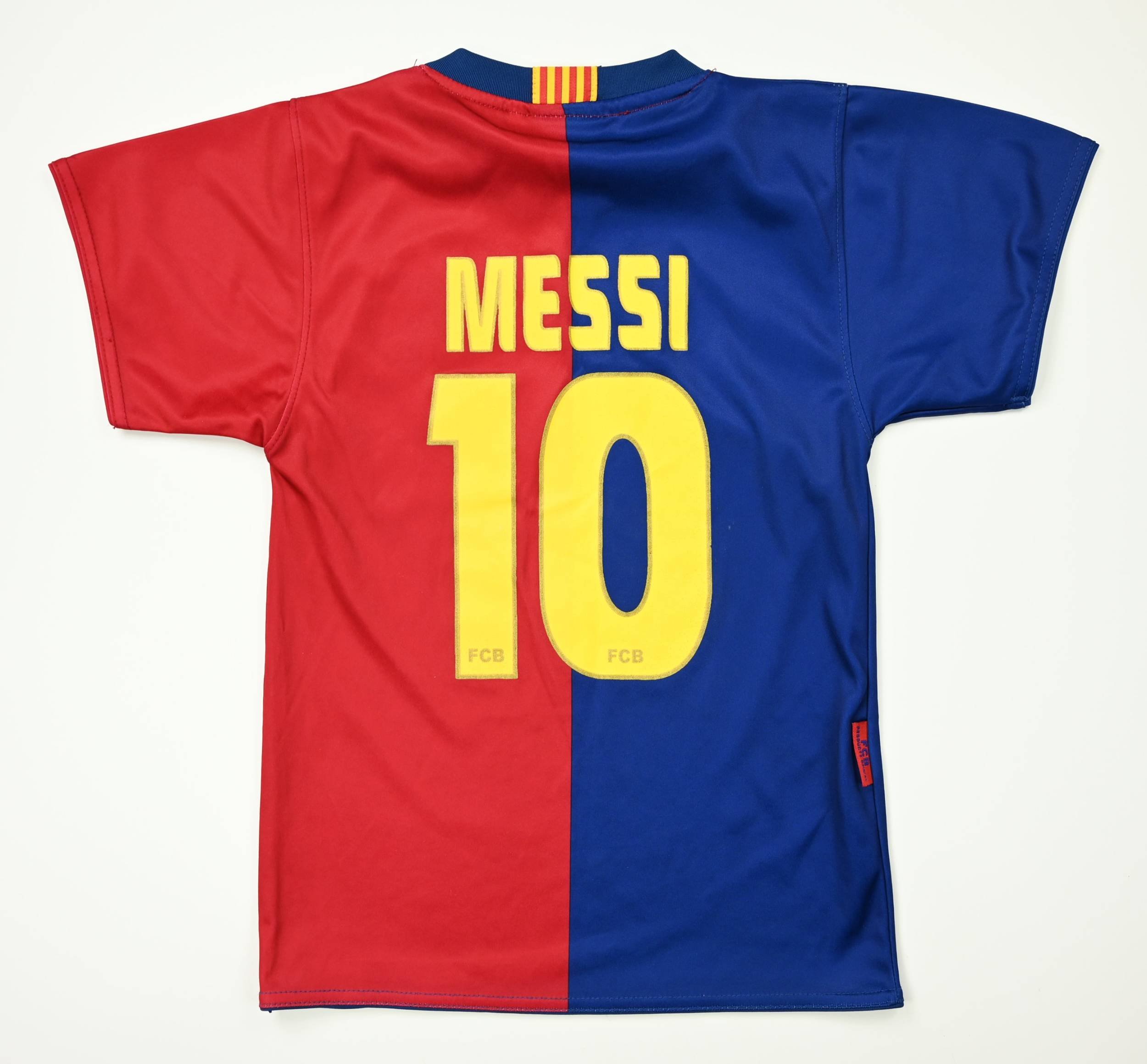 2008-09 Fc Barcelona *messi* Shirt Xs. Boys Football   Soccer 