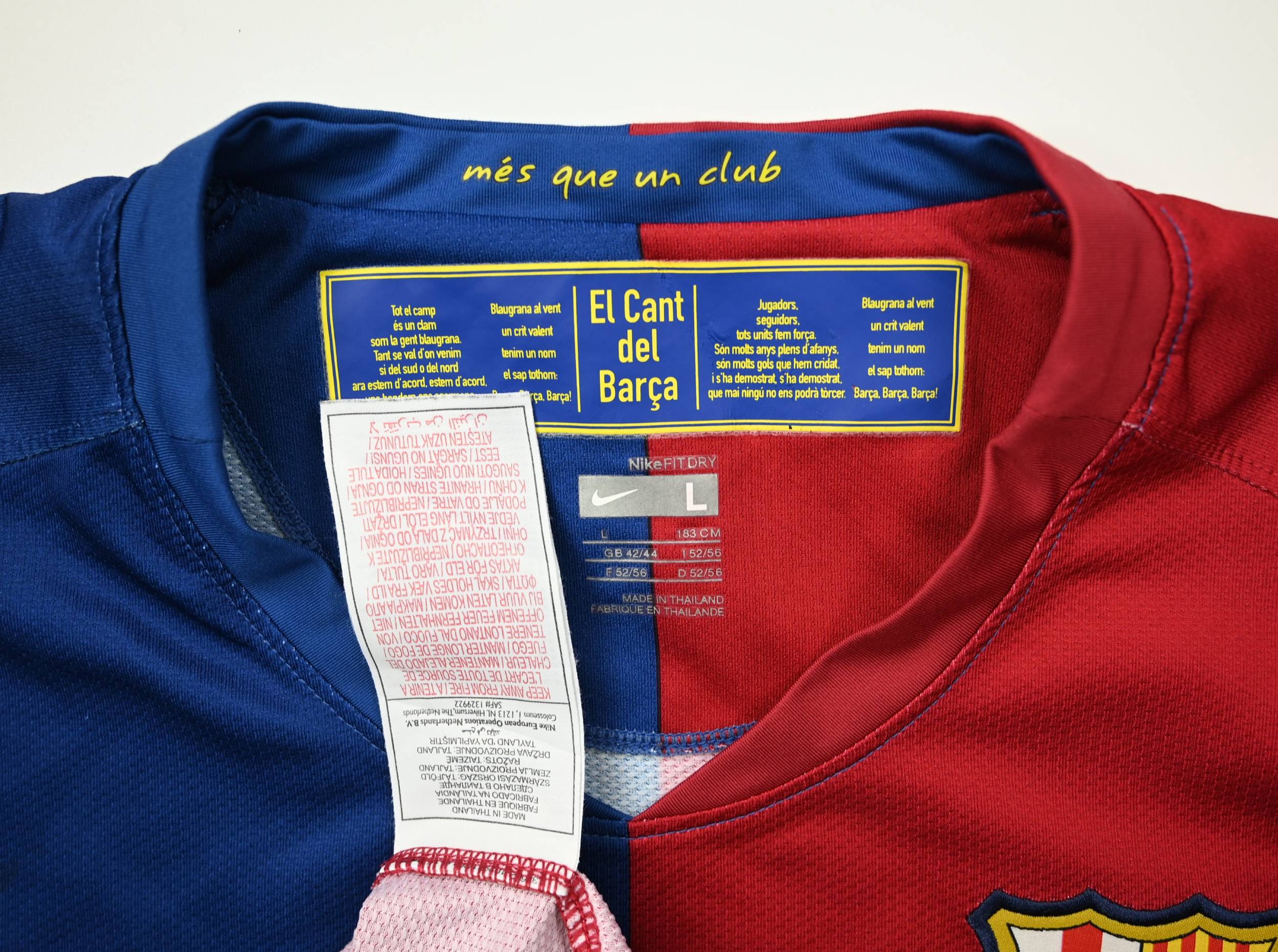 2008-09 FC BARCELONA SHIRT L Football / Soccer \ European Clubs ...