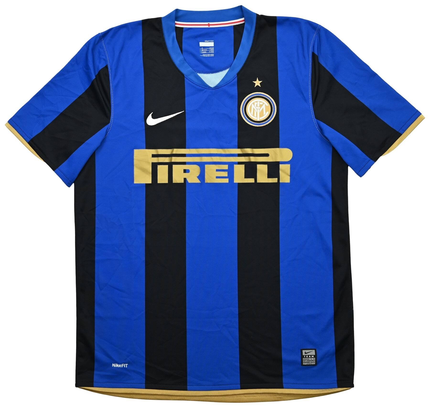 2008-09 INTER MILAN SHIRT M Football / Soccer \ European Clubs ...