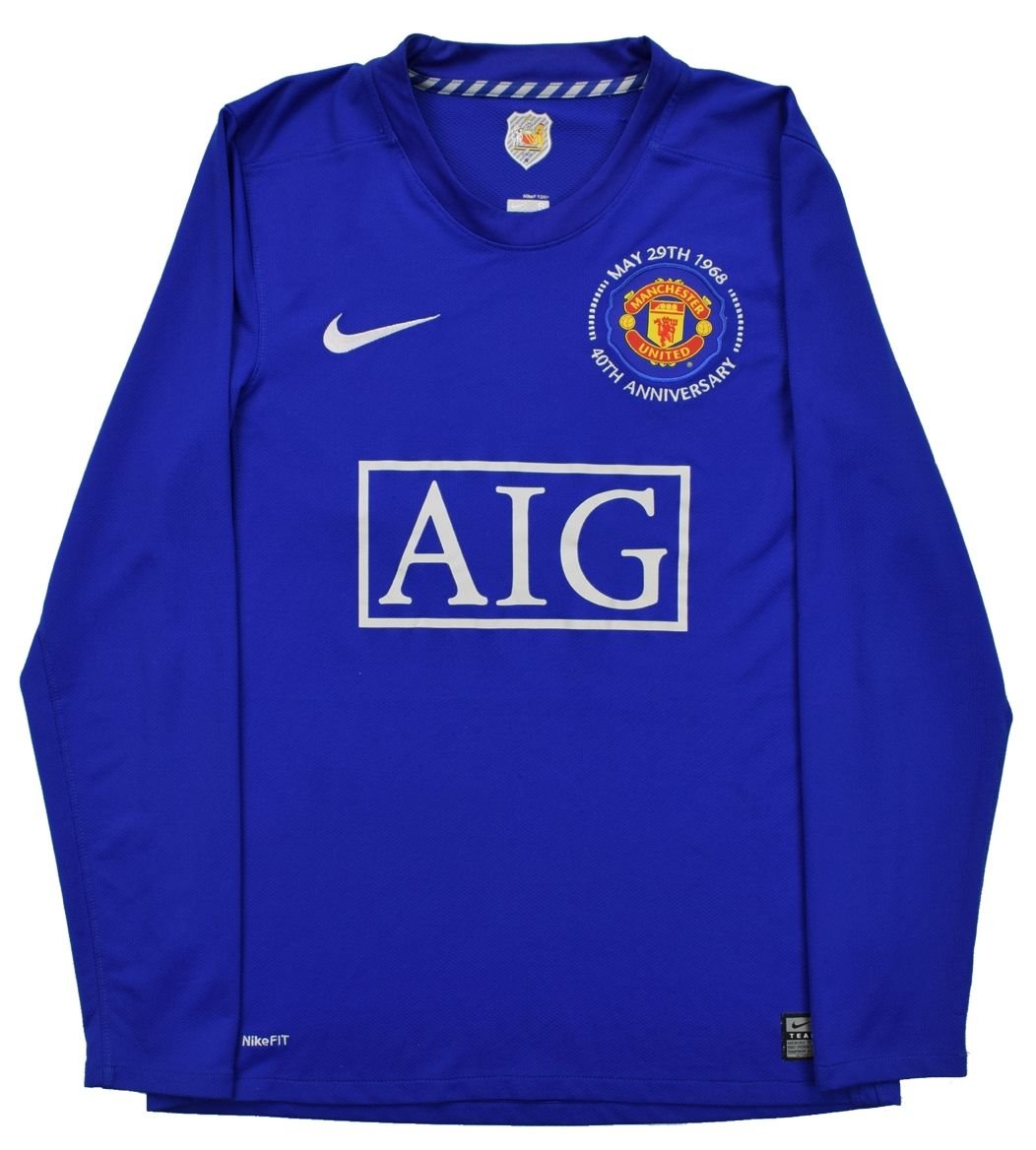 2008-09 MANCHESTER UNITED LONGSLEEVE SHIRT S Football / Soccer ...