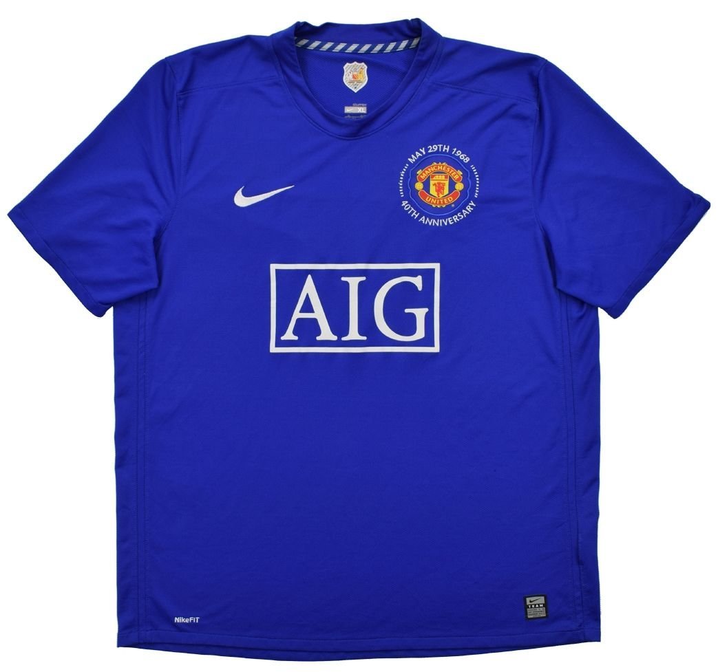 2008-09 MANCHESTER UNITED SHIRT L BOYS Football / Soccer \ Premier ...