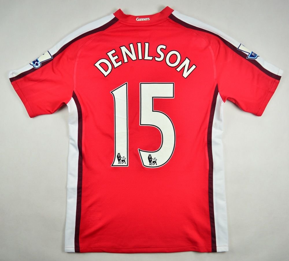 2008-10 ARSENAL LONDON * DENILSON * SHIRT M Football / Soccer \ Premier ...
