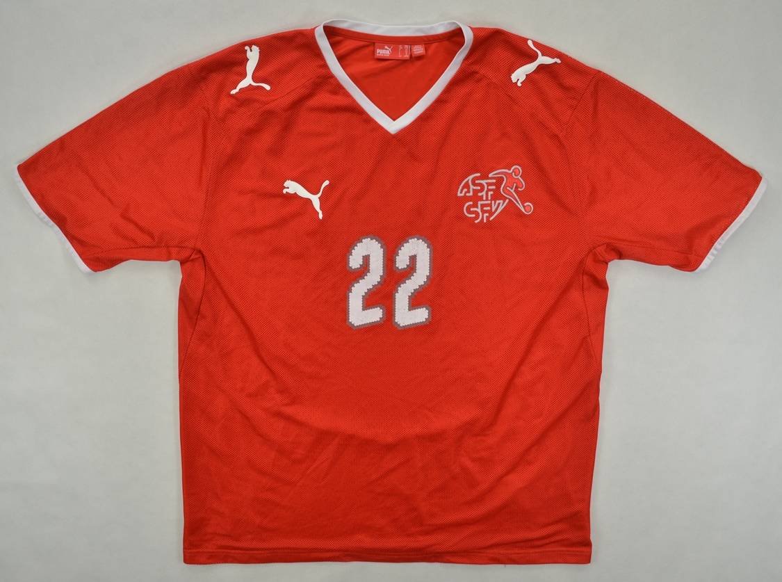 2008-10 SWITZERLAND *VONLANTHEN* SHIRT XL. BOYS Football / Soccer ...