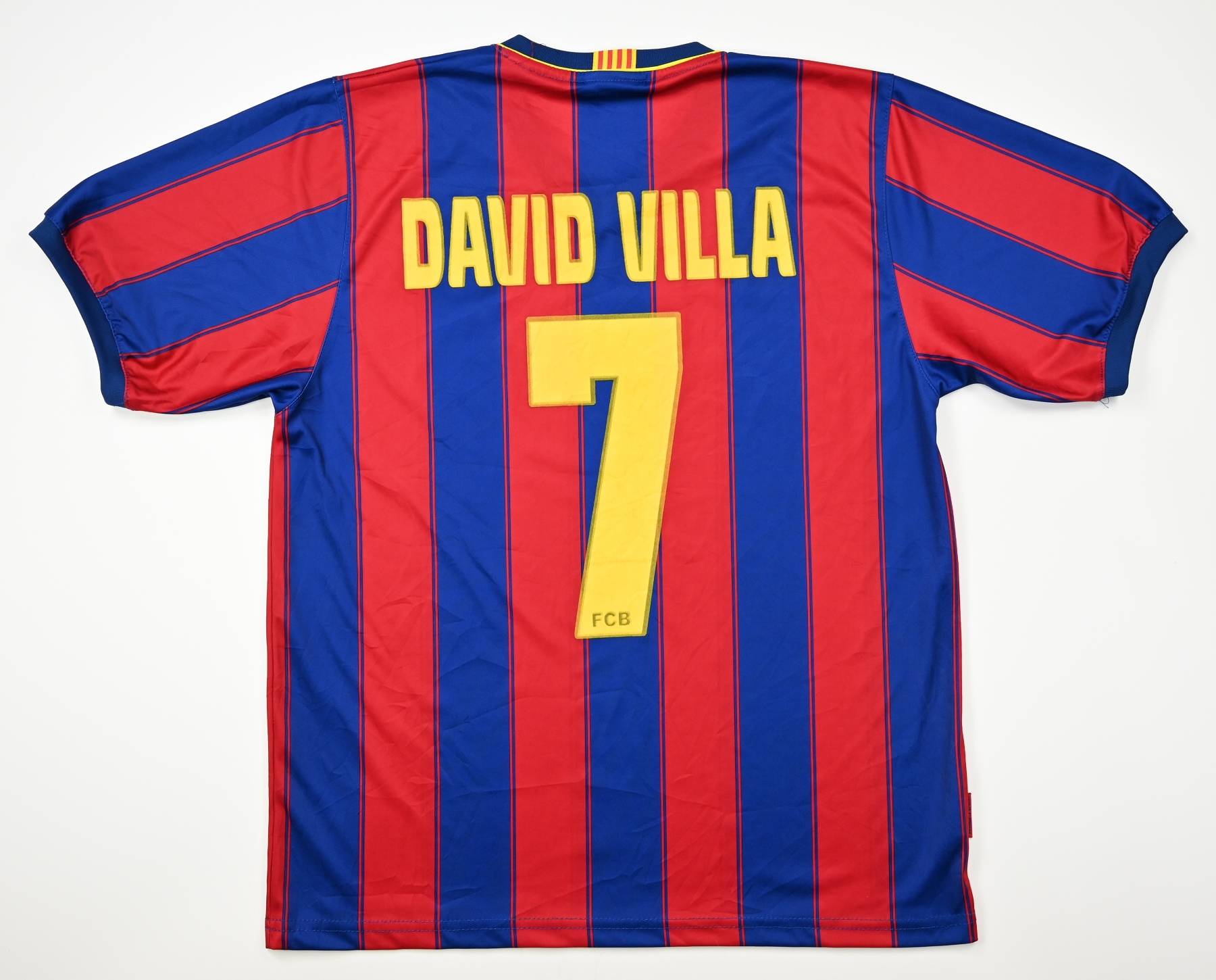2009-10 FC BARCELONA *DAVID VILLA* SHIRT L / Soccer \ European Clubs \ Spanish Clubs \ FC Barcelona Classic-Shirts.com