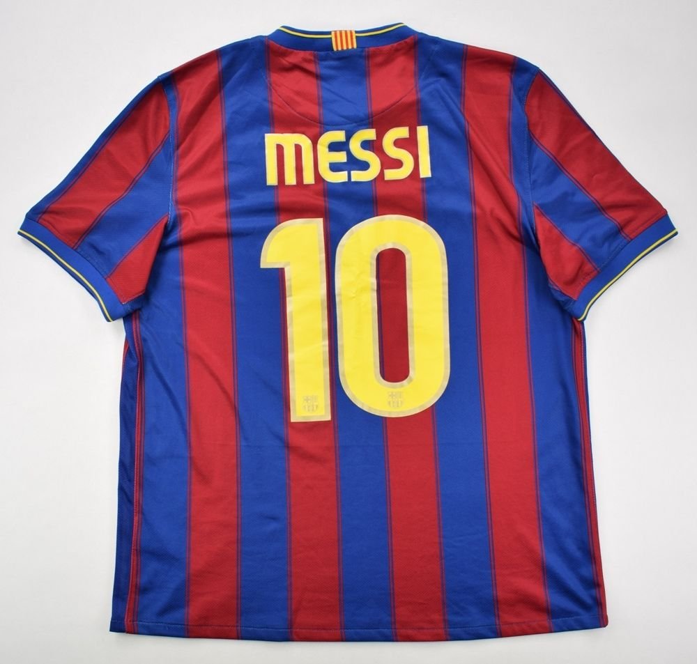 2009-10 FC BARCELONA *MESSI* SHIRT L Football / Soccer \ European Clubs ...