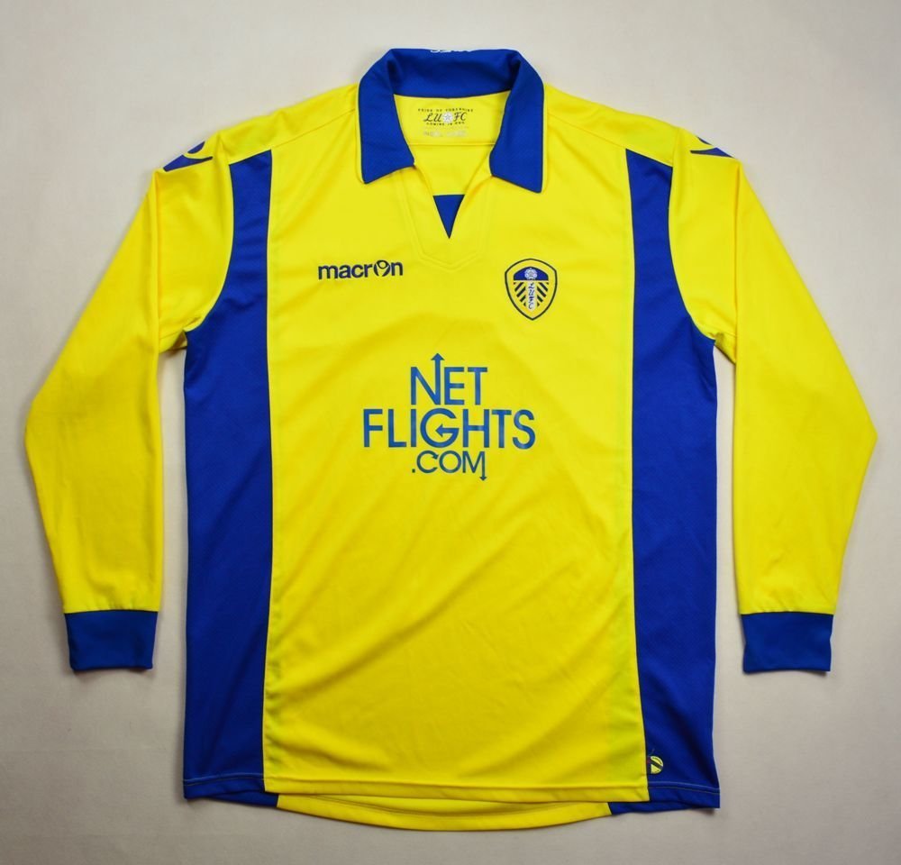 2009-10 LEEDS UNITED LONGSLEEVE SHIRT 3 XL Football / Soccer ...