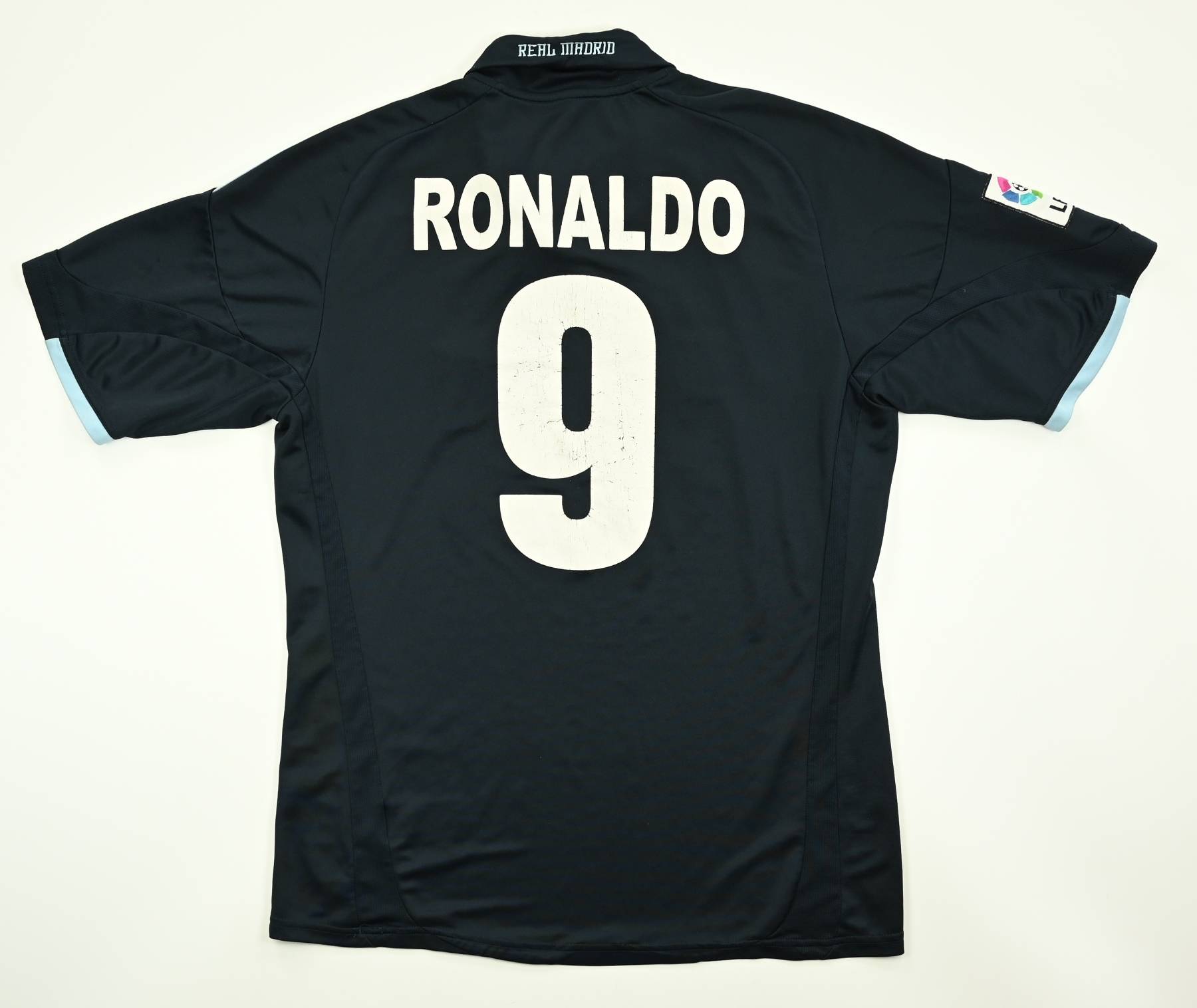 2009-10 Real MADRID Home S/S No.9 RONALDO UCL 09-10 RMCF UEFA CL jersey  shirt