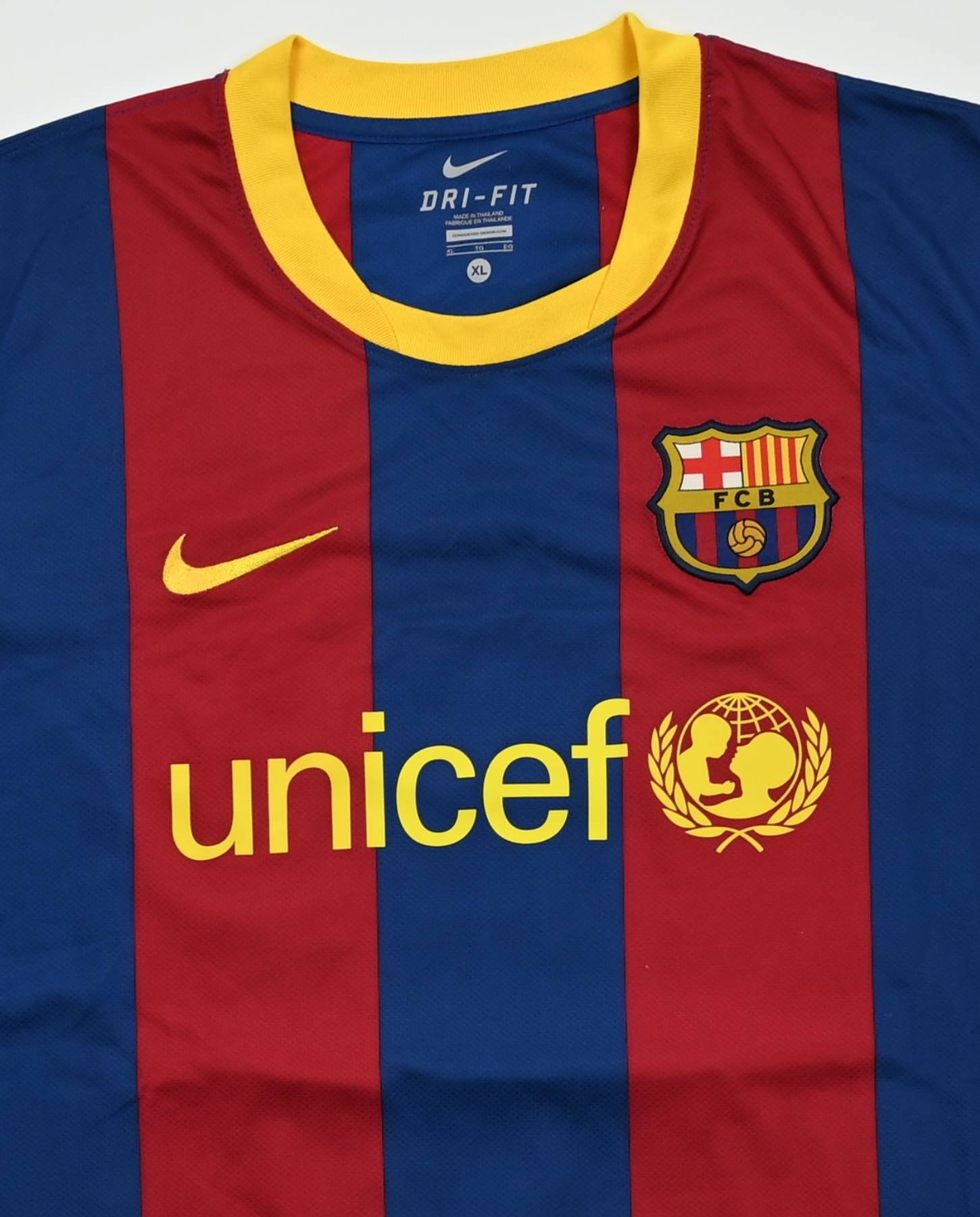 2010-11 FC BARCELONA *MESSI* SHIRT XL Football / Soccer \ European ...