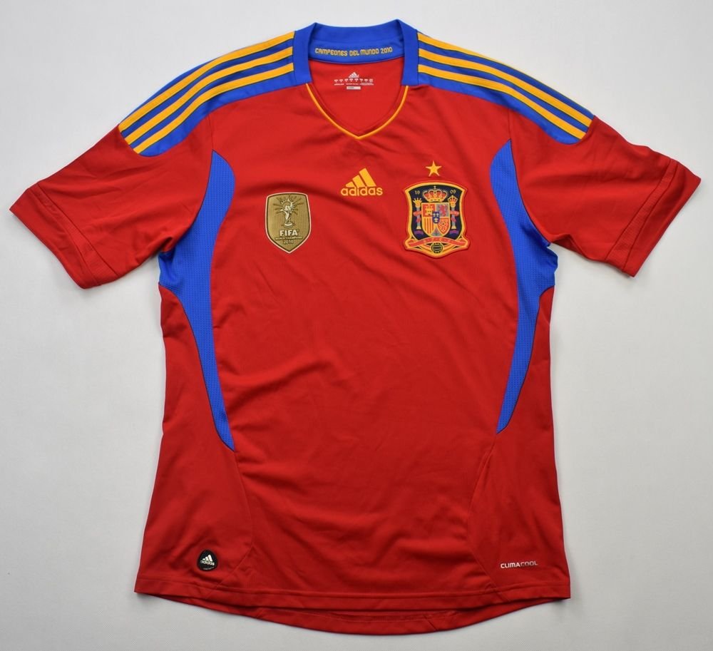 Spain 2010-11 Home Shirt (Excellent) M – Classic Football Kit