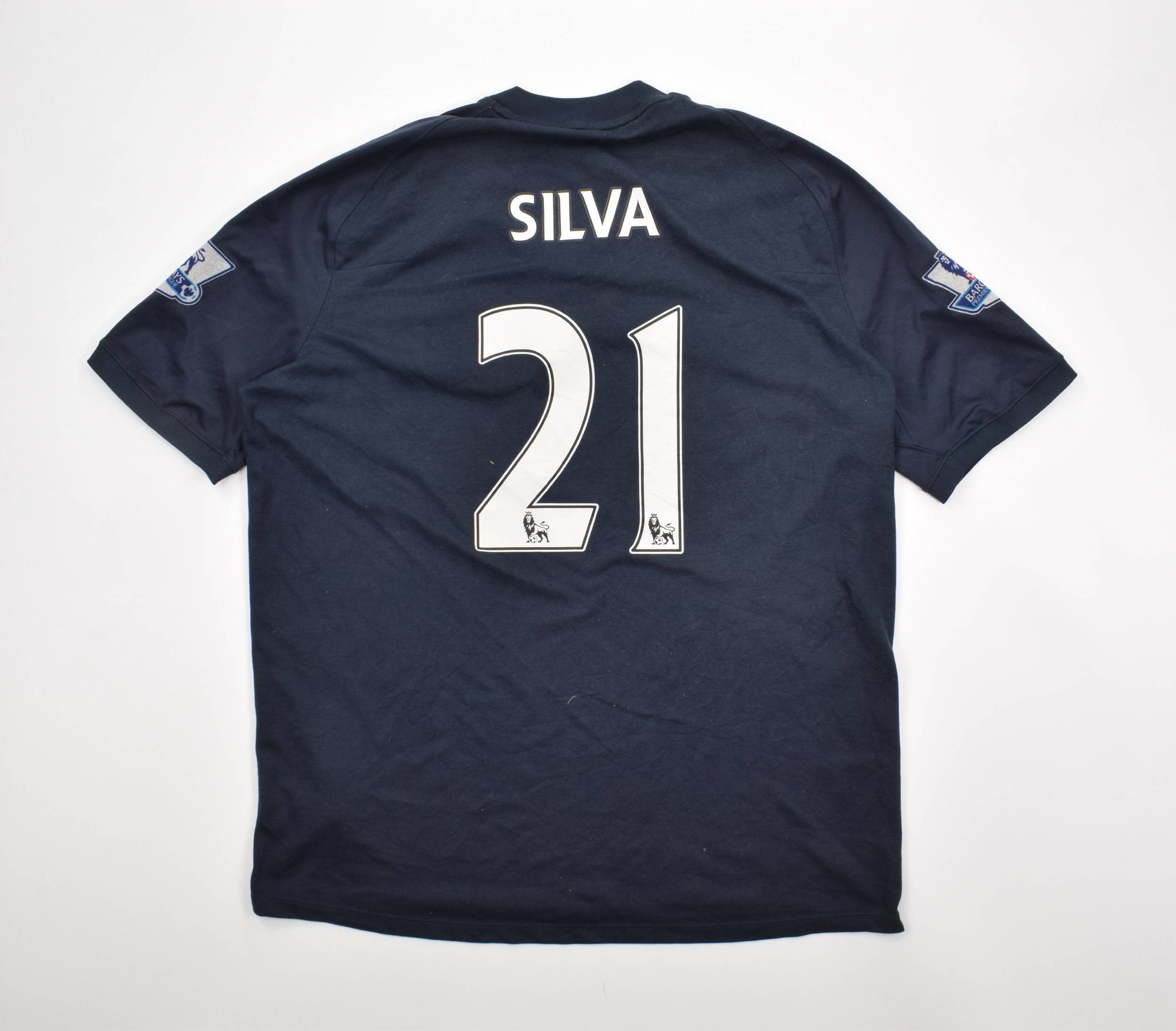 2010-12 MANCHESTER CITY *SILVA* SHIRT XL Football / Soccer \ Premier ...