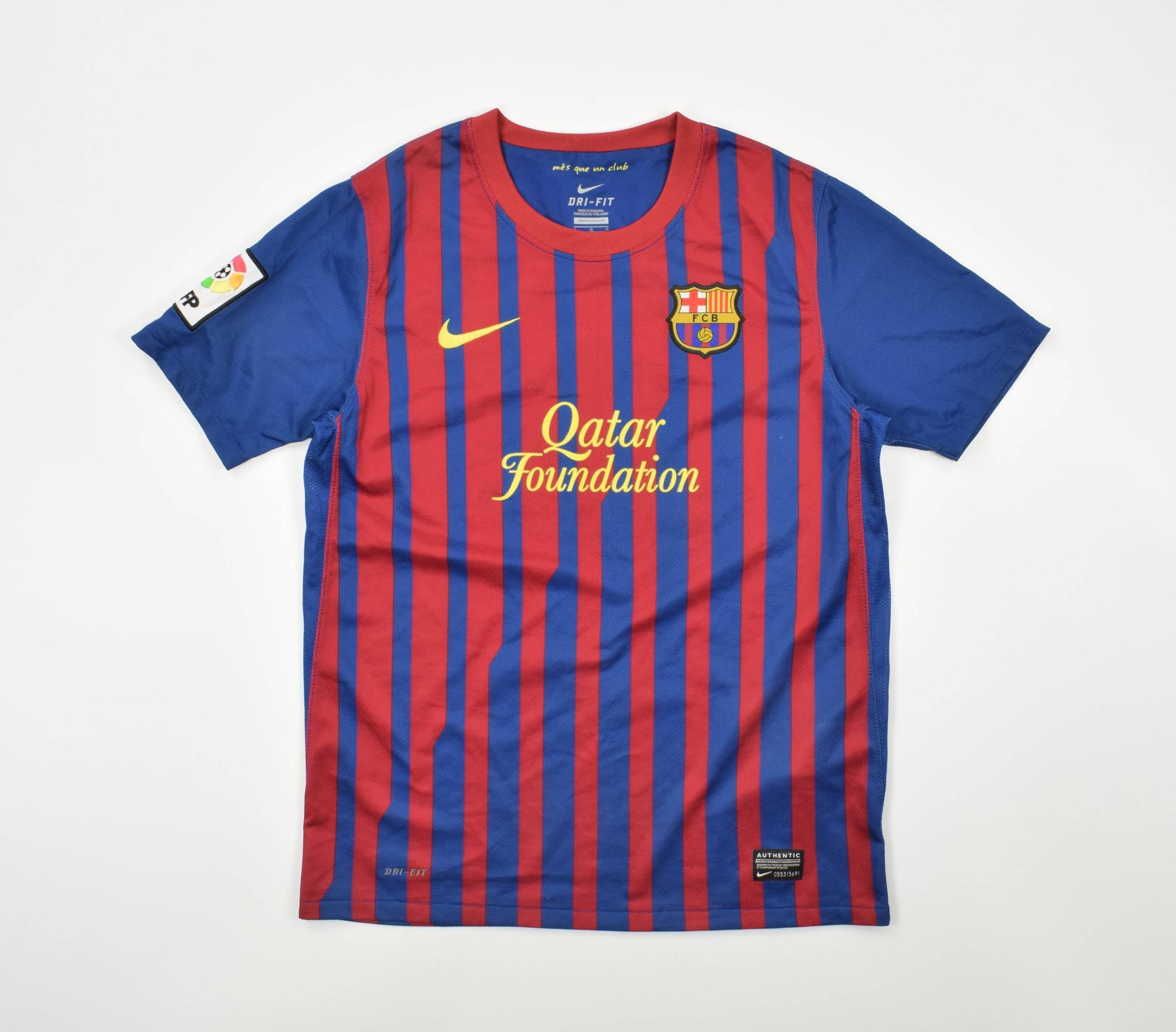 2011-12 FC BARCELONA SHIRT L. BOYS Football / Soccer \ European Clubs ...