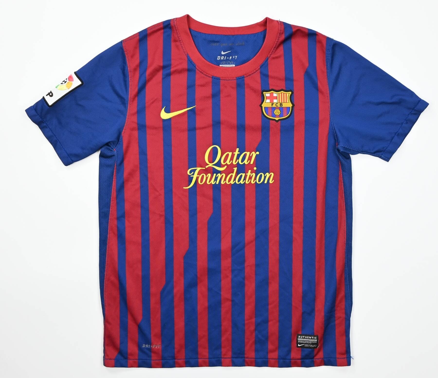 2011-12 FC BARCELONA SHIRT L. BOYS Football / Soccer \ European Clubs ...