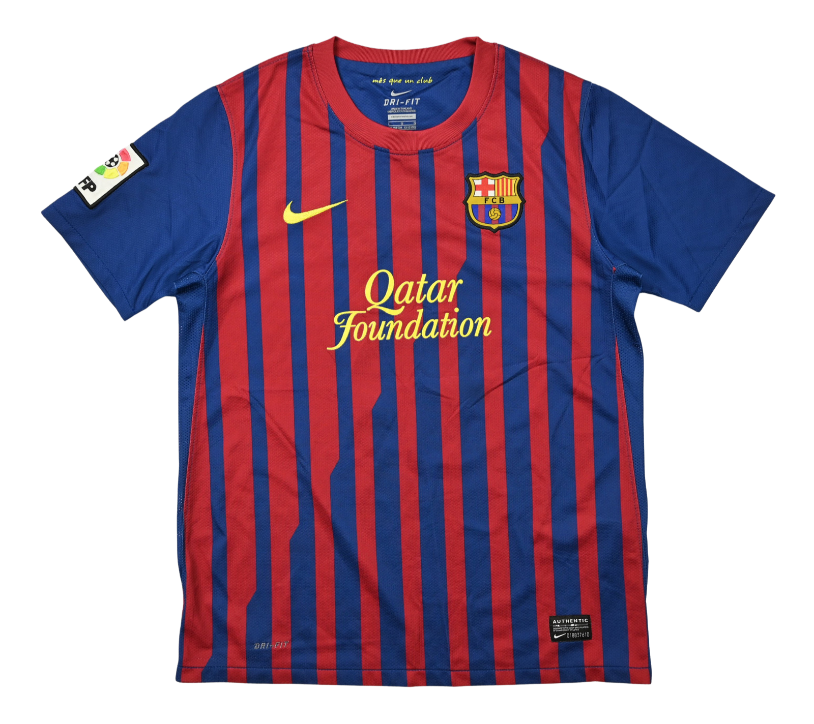 2011-12 FC BARCELONA *XAVI* SHIRT L. BOYS Football / Soccer \ European ...