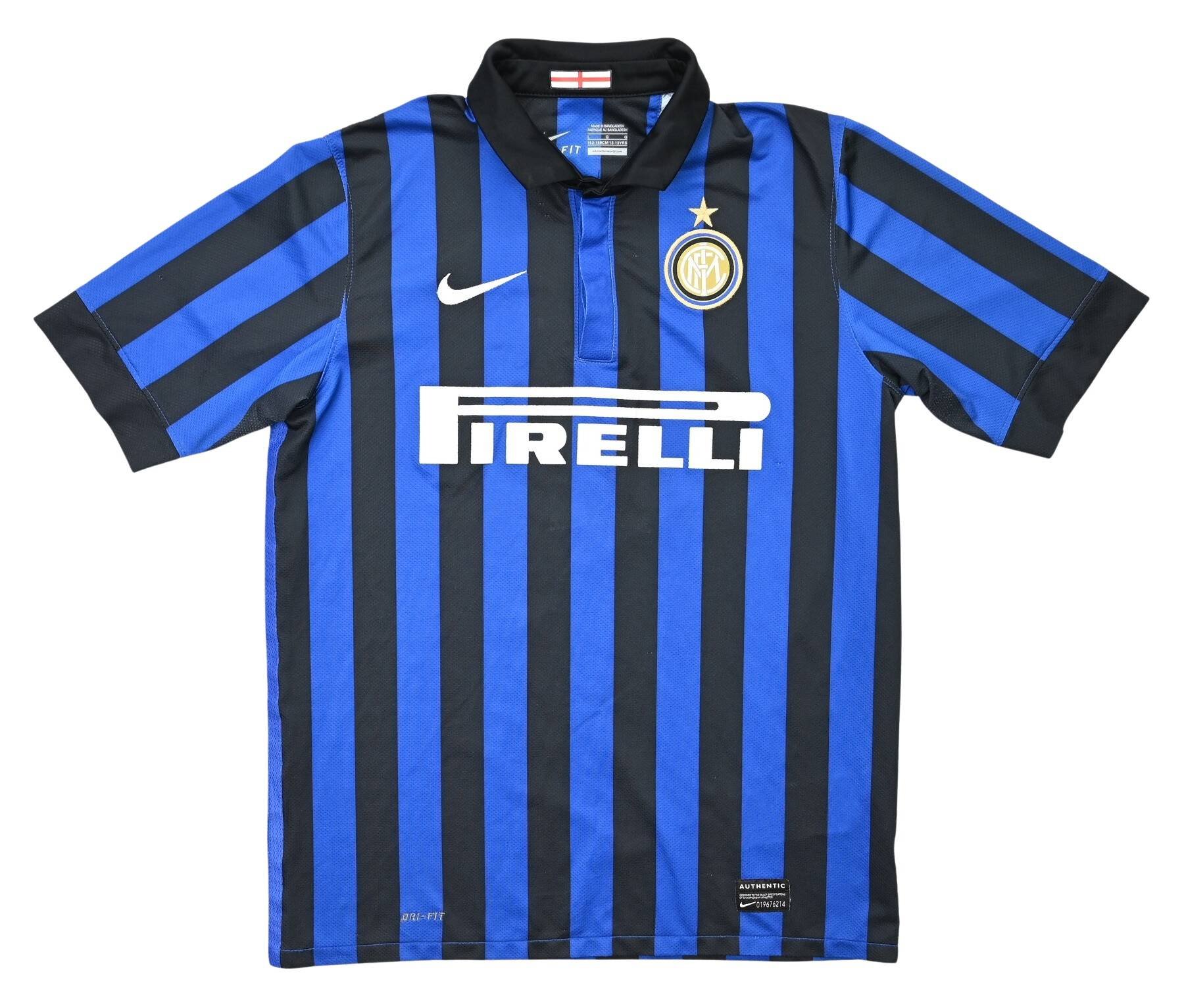 2011-12 INTER MILAN SHIRT L. BOYS Football / Soccer \ European Clubs ...