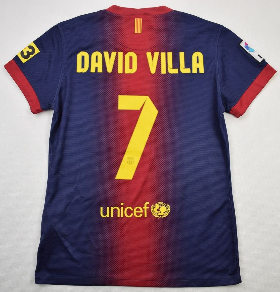 2012-13 FC BARCELONA *DAVID WOMAN SHIRT S Football / Soccer European Clubs \ Spanish Clubs \ FC Barcelona | Classic-Shirts.com