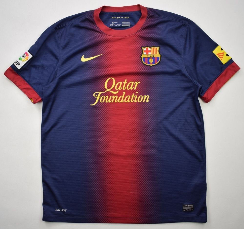 2012-13 FC BARCELONA SHIRT L Football / Soccer \ European Clubs ...