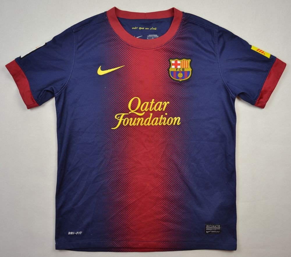 2012-13 FC BARCELONA SHIRT M. BOYS 140-152 CM Football / Soccer ...