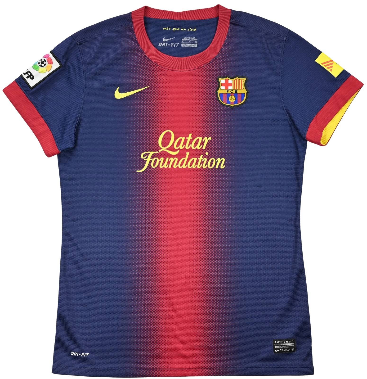 2012-13 FC BARCELONA SHIRT WOMAN S Football / Soccer \ European Clubs ...