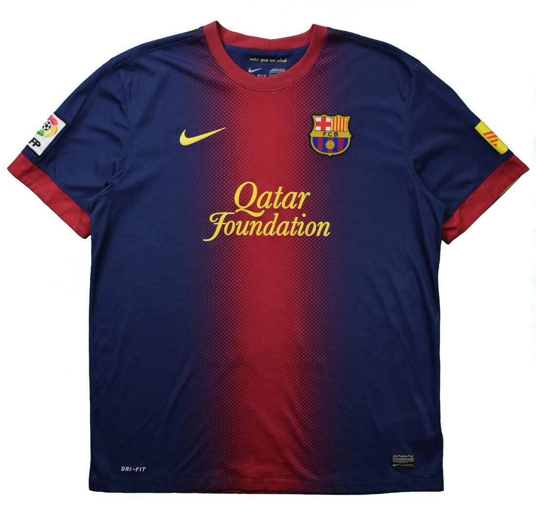 2012-13 FC BARCELONA SHIRT XL Football / Soccer \ European Clubs ...