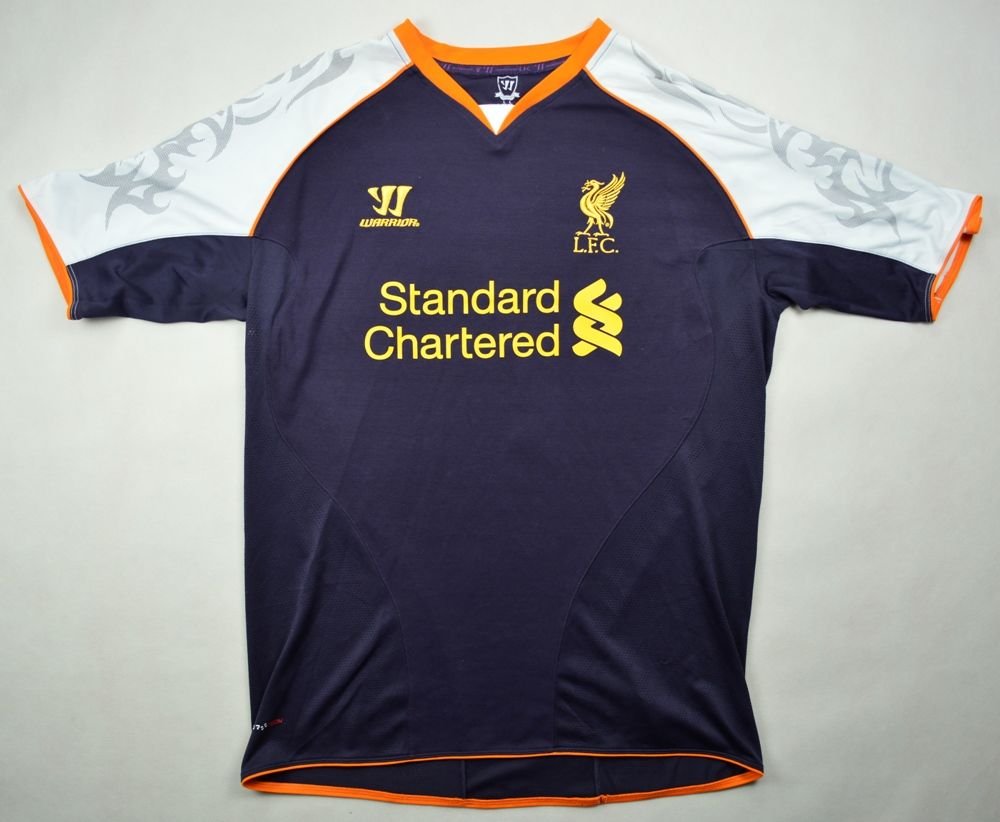 Liverpool Warrior #7 Suarez 2012/13 Home Soccer Jersey (M) – 2D Soccer